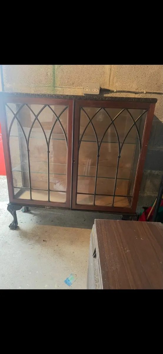 Mahogany Display cabinet - Image 2