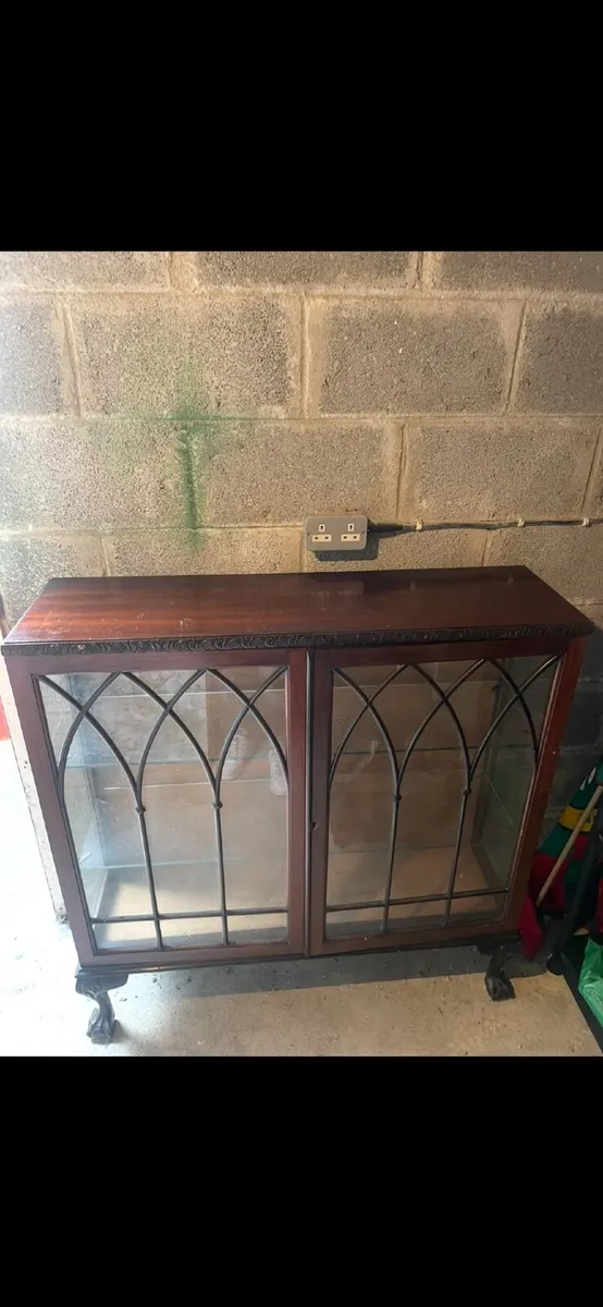 Mahogany Display cabinet - Image 4