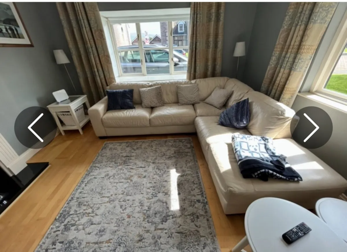 Leather Couch - Image 1