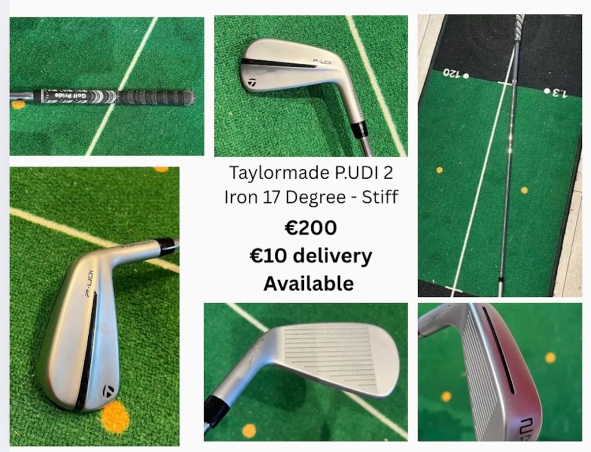 TaylorMade P.UDI 2 Iron 17 Degree - Stiff - Image 1
