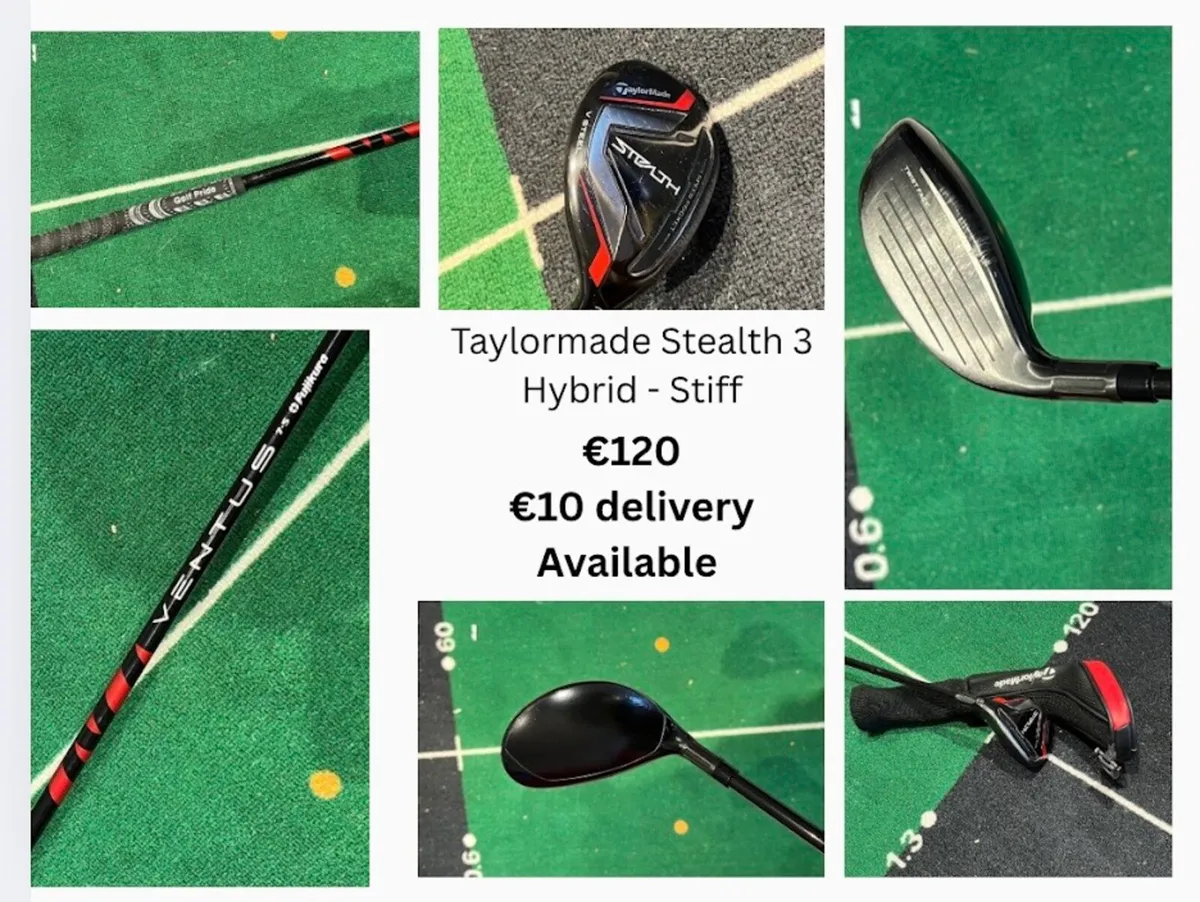 TaylorMade Stealth 3 Hybrid - Stiff - Image 1