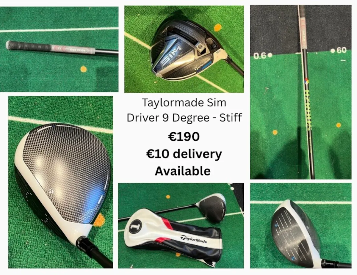 TaylorMade SIM Driver - HZRDUS Smoke 70g Stiff - Image 1