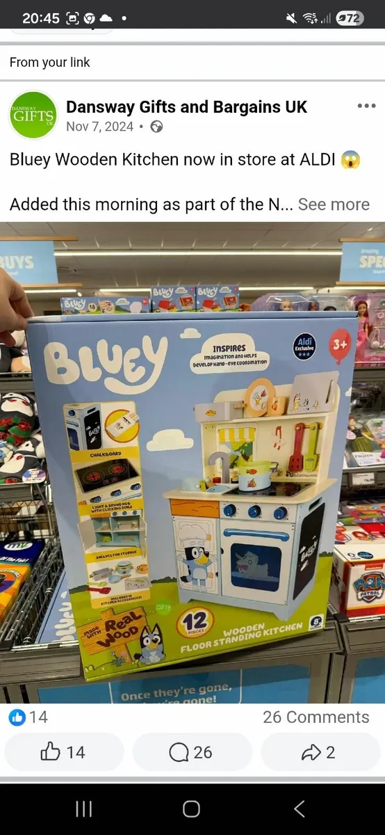 Bluey Wooden Kids Kitchen - Image 4