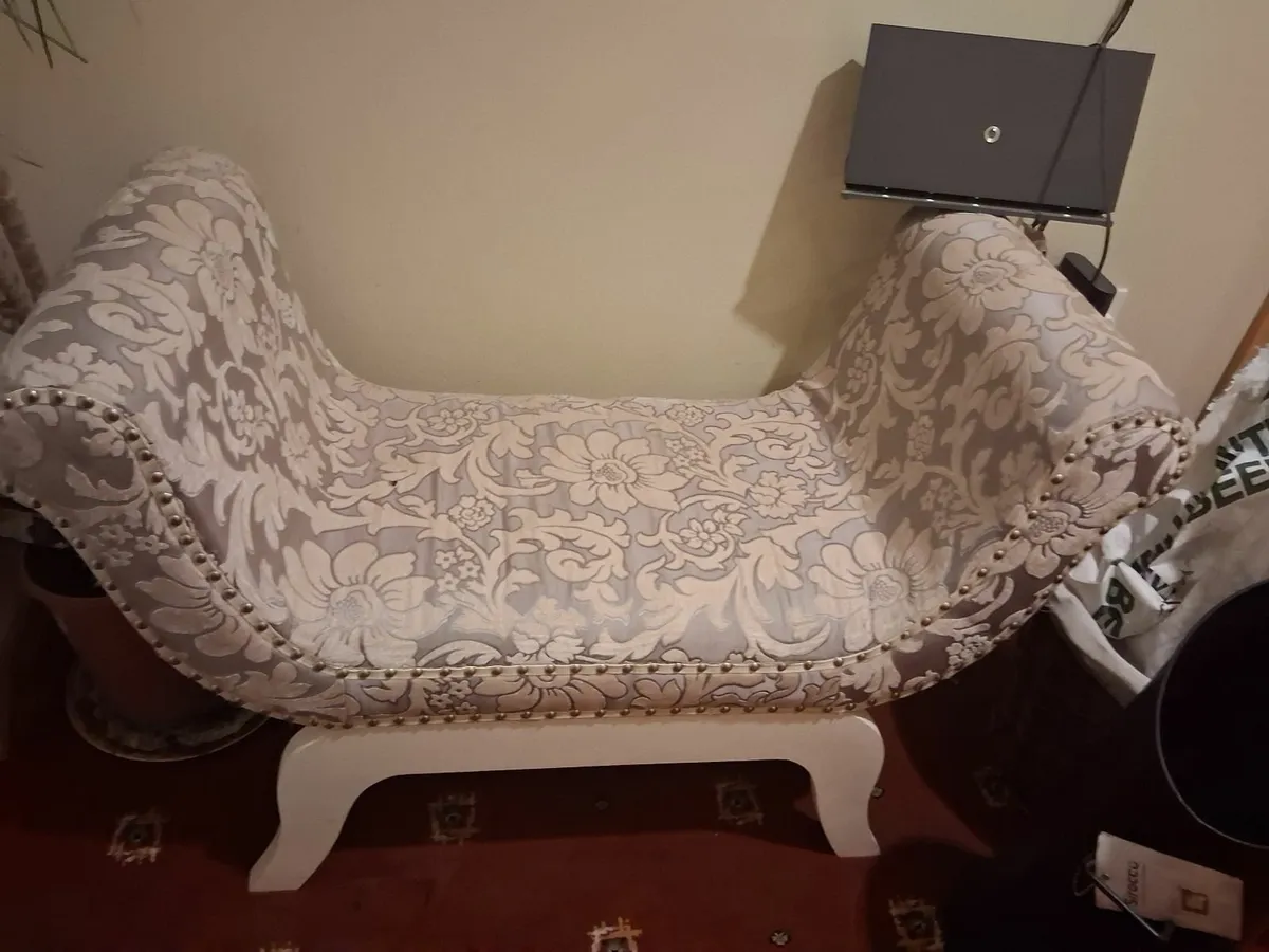 Ottoman/ loveseat