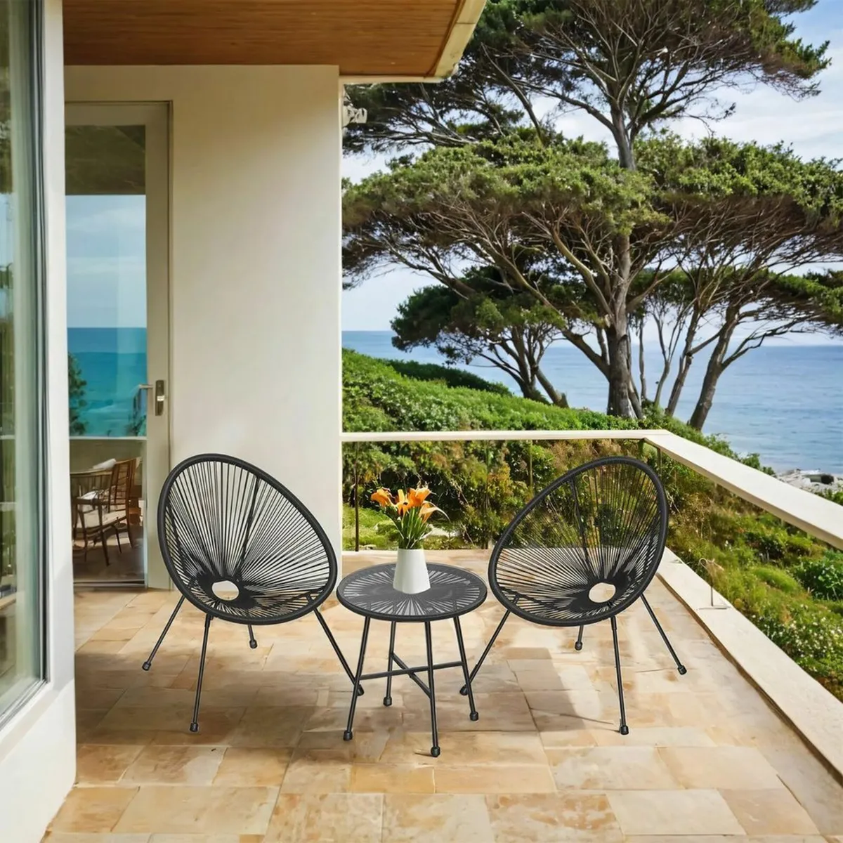 Garden furniture set, set of 3 - Image 1