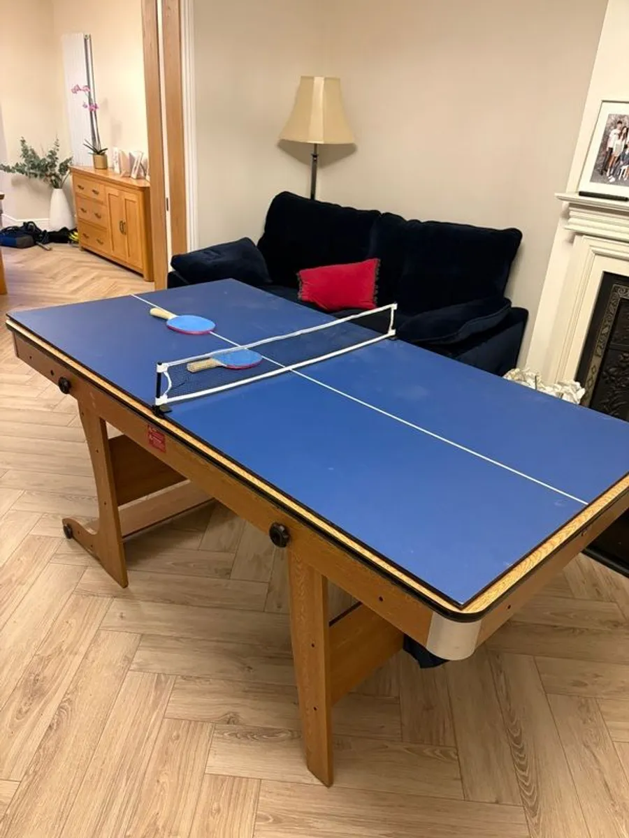 6ft Folding Pool Table with Table Tennis top - Image 4