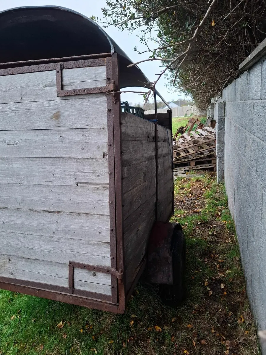 6ft x 4ft Car / Sheep Trailer and Vintage Pulper - Image 2