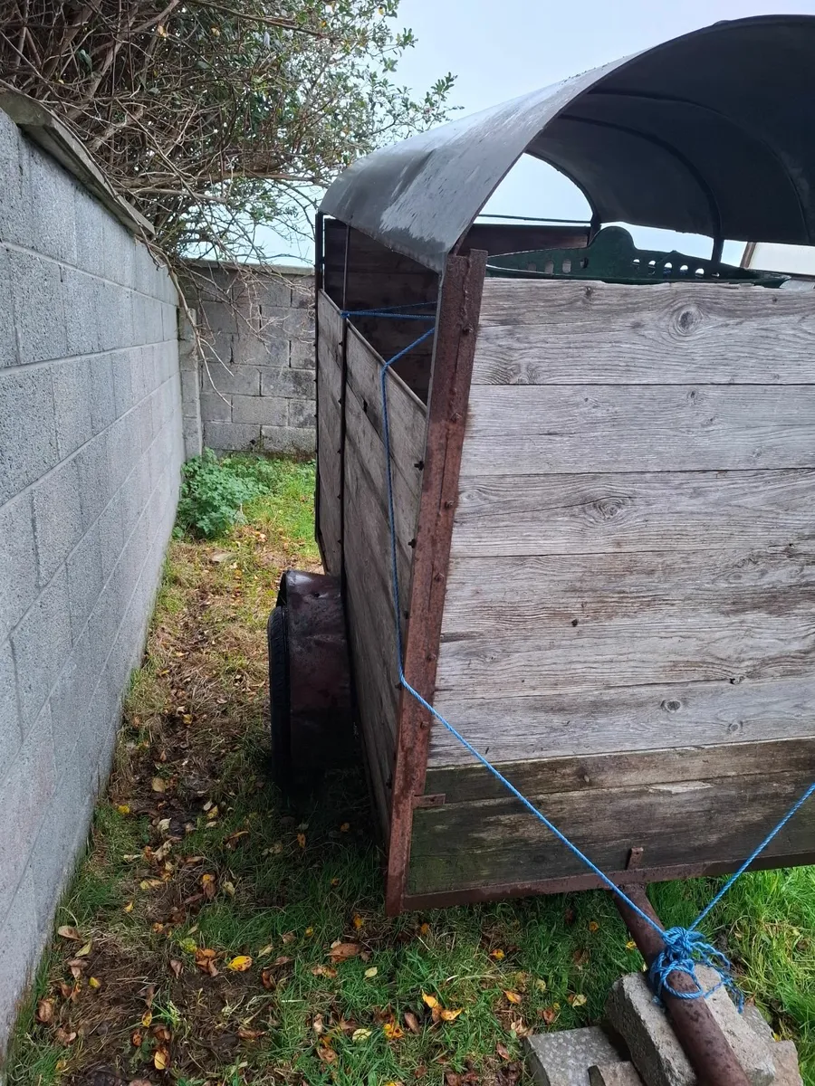 6ft x 4ft Car / Sheep Trailer and Vintage Pulper - Image 3