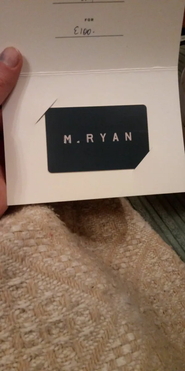M. Ryan Resturant Gift Card €100 - Image 4