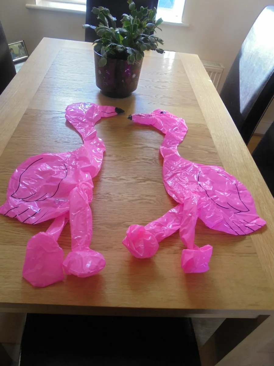 Inflatable Pink Flamingo's x 2 for Sale - Image 4