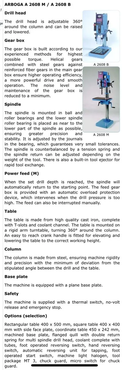 Arboga geared drills ex school - Image 2