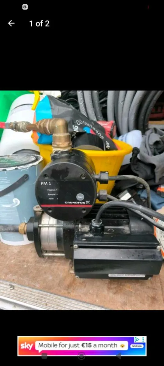 Grundfas booster pump - Image 1