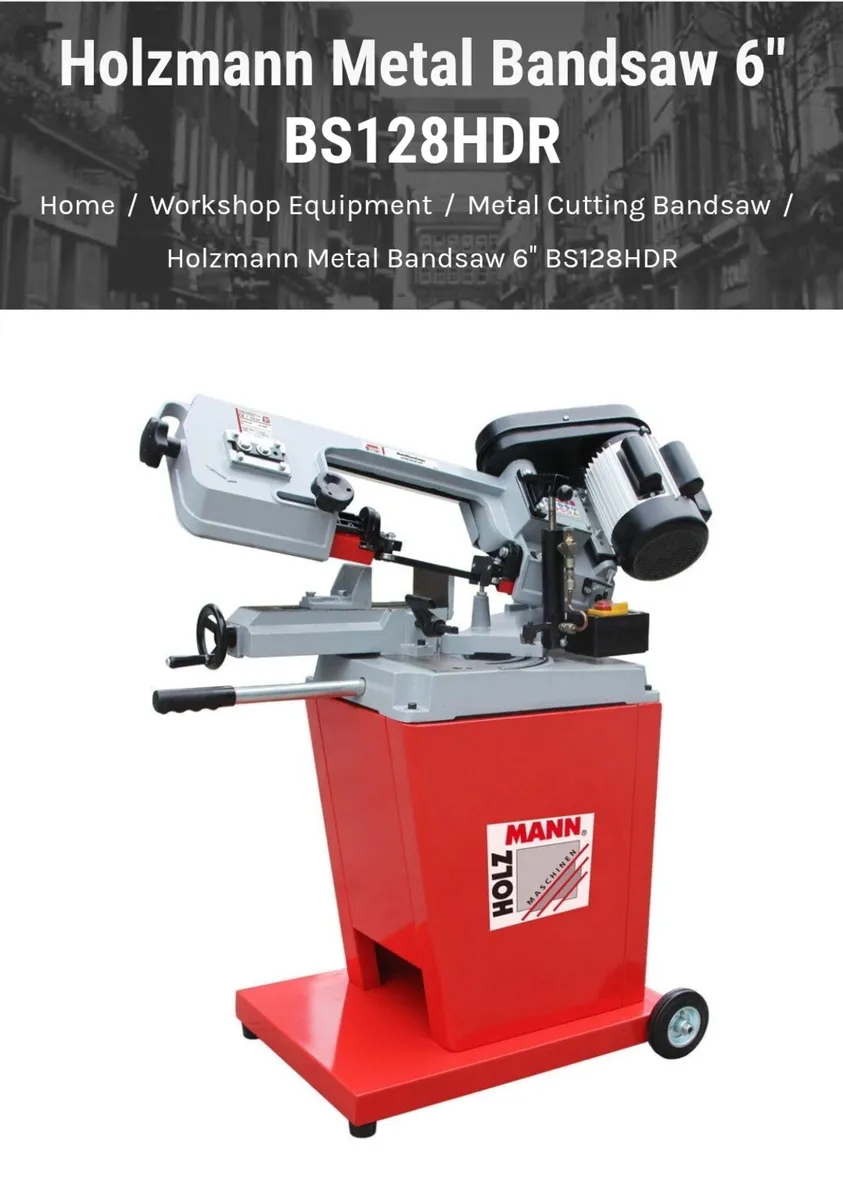 Steel bandsaw new - Image 1