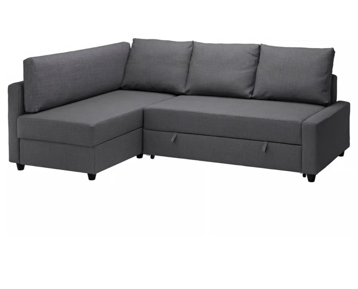 IKEA Corner Sofa-Bed with Storage - Image 1