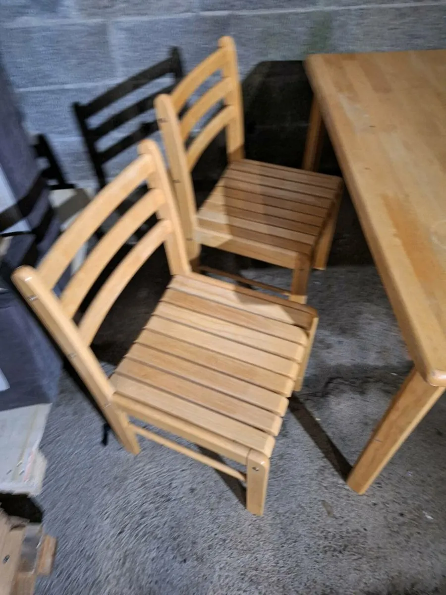 Small table with chairs (DELIVERY) - Image 3