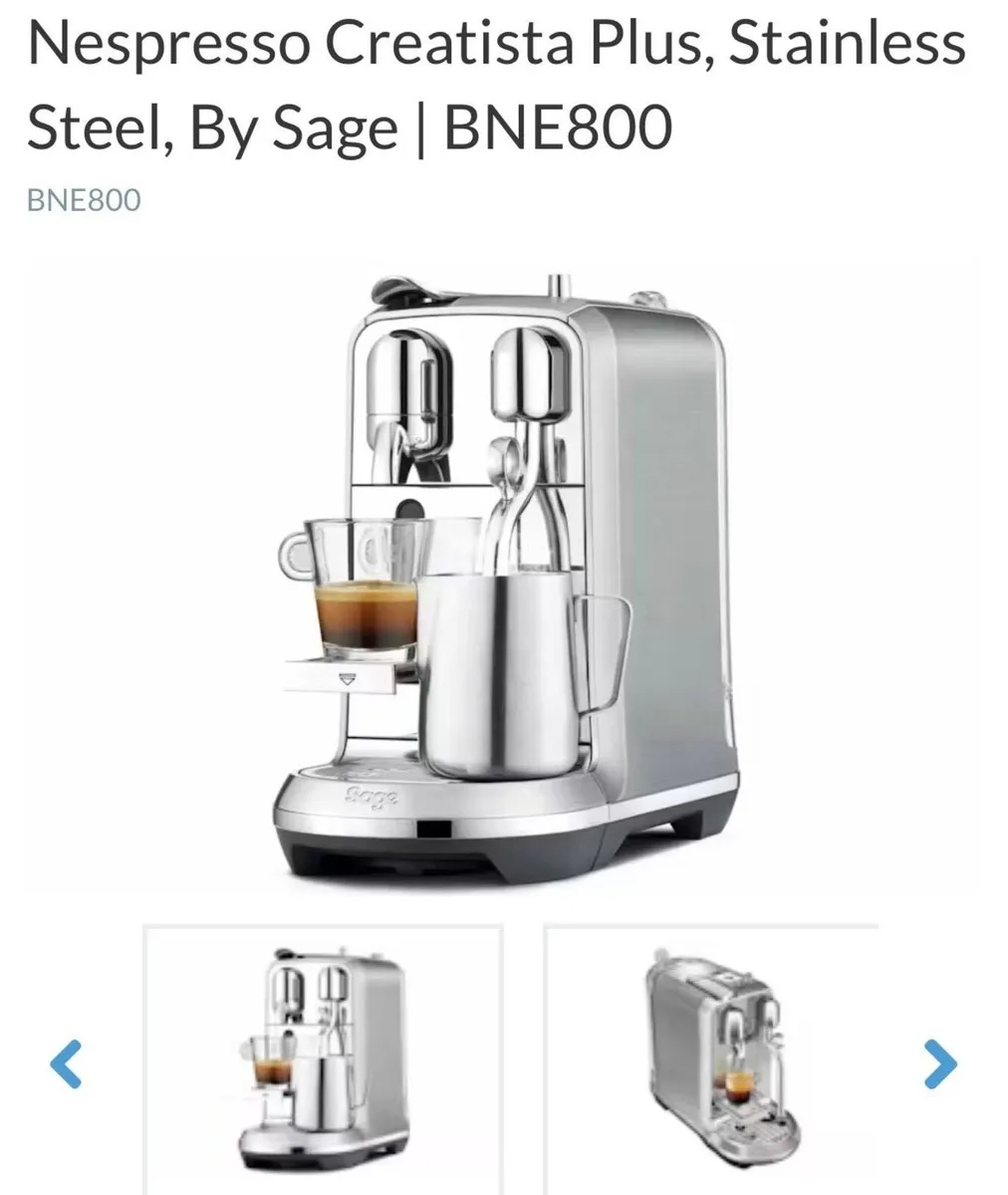 Brand new Nespresso Creatista Plus - Image 3