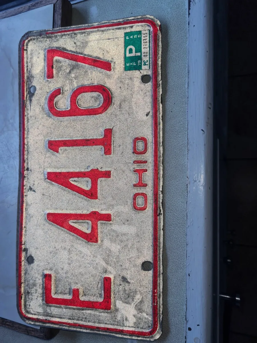US automobile number plate
