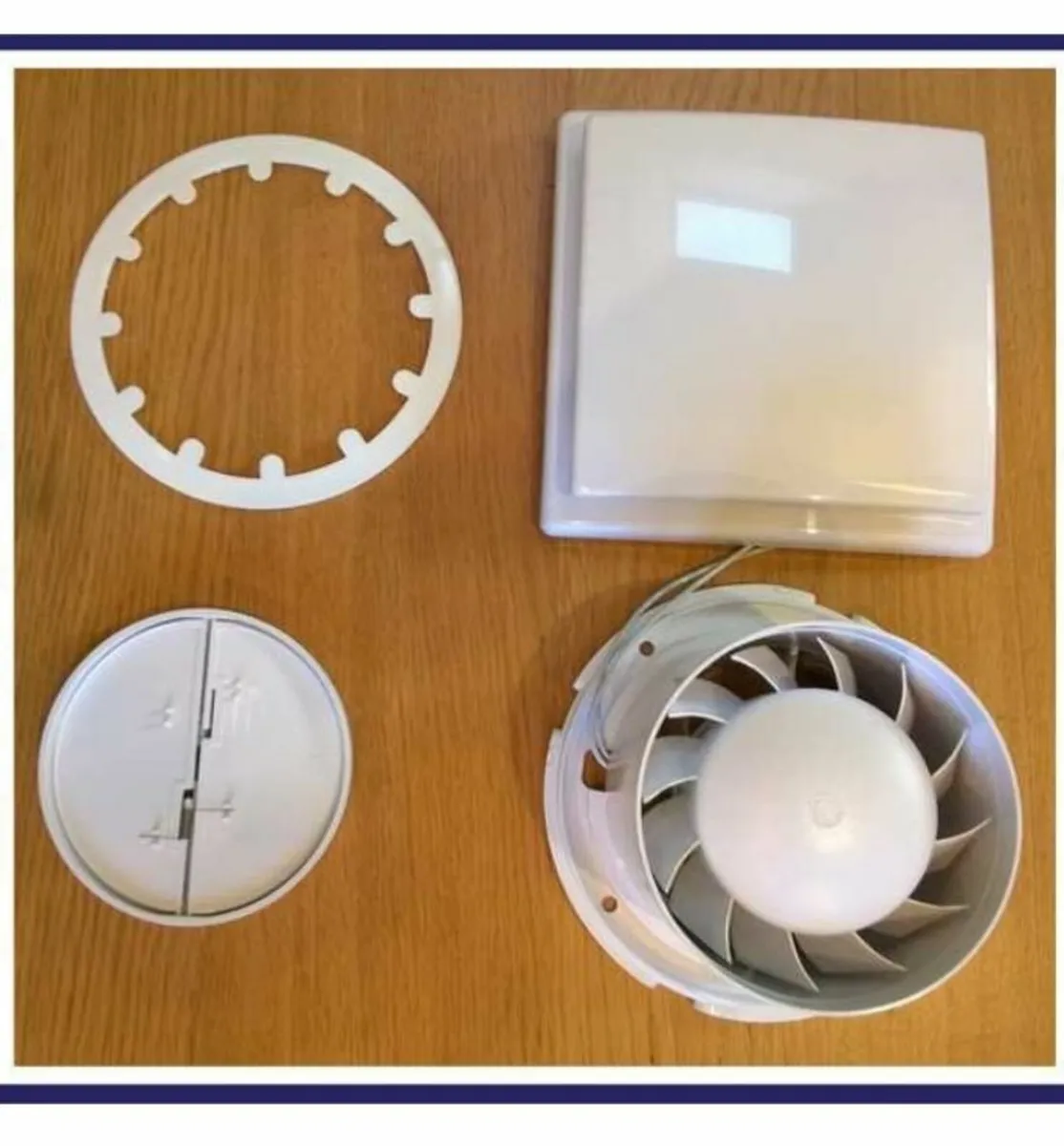LED Bathroom Fan Extractor with Light - Image 3
