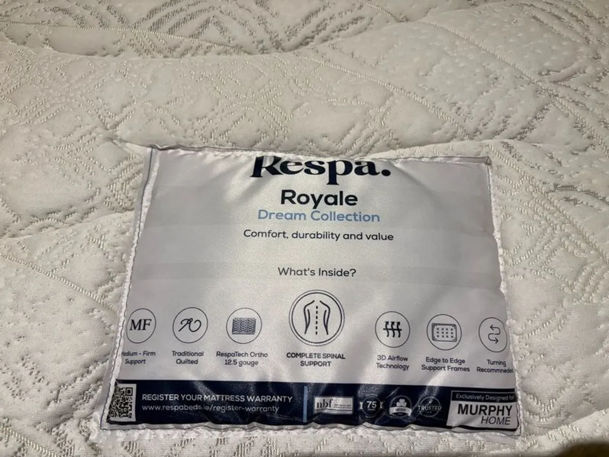 Respa Mattress with base - Super King (6ft) - Image 2