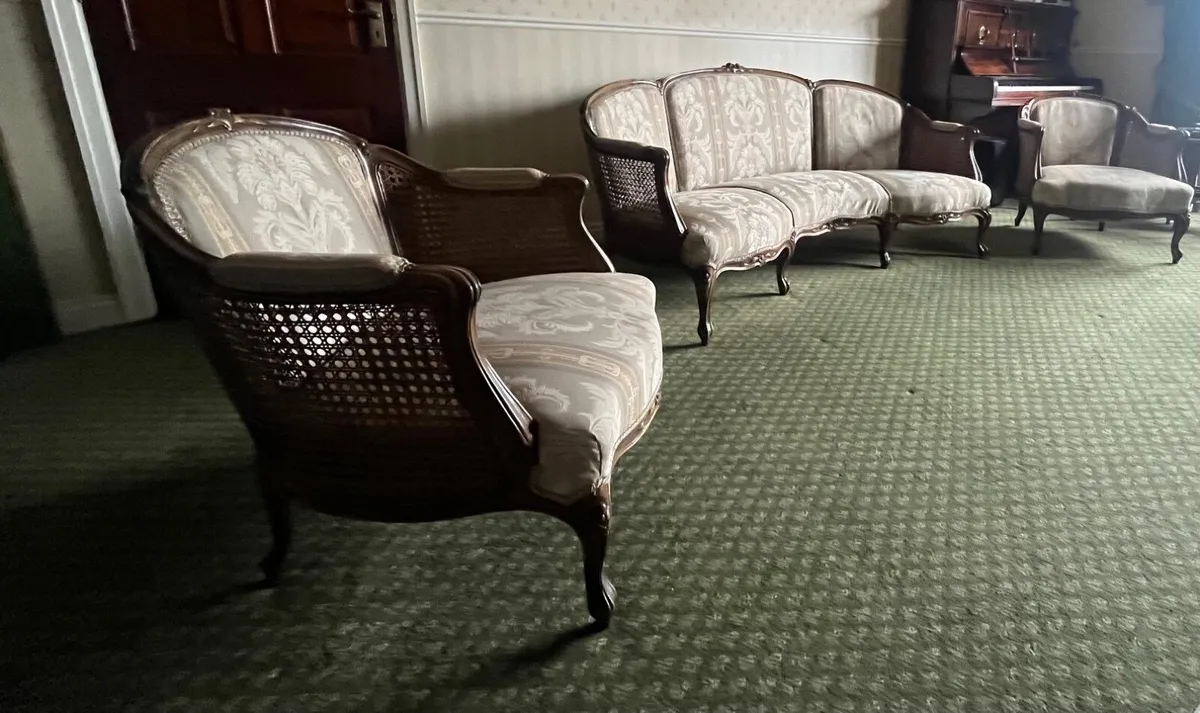 3 piece Bergere suite - Image 1