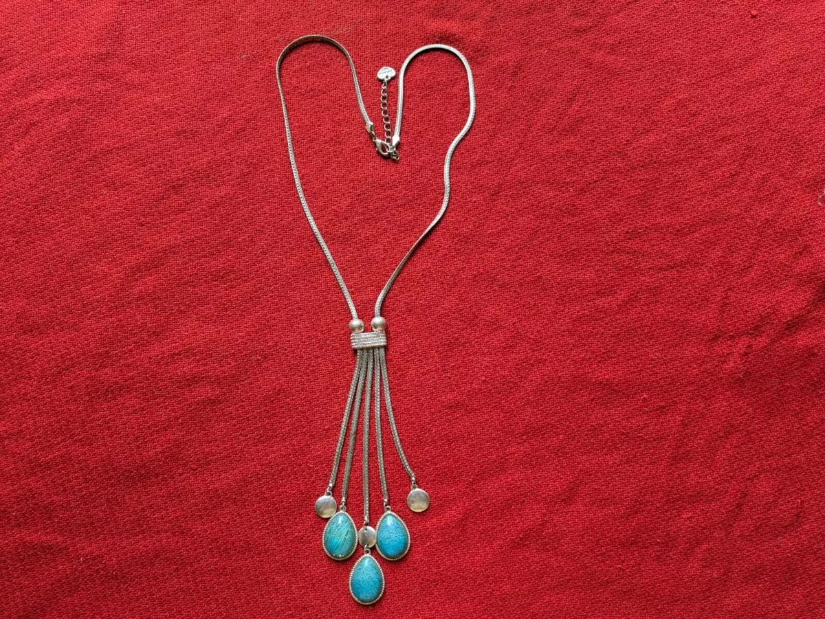 Variety of silvery Necklaces - Image 1