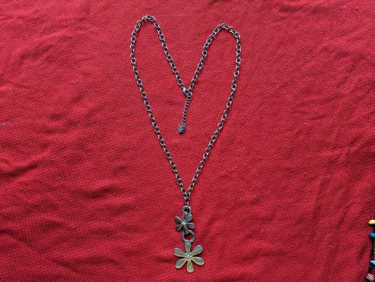 Variety of silvery Necklaces - Image 4