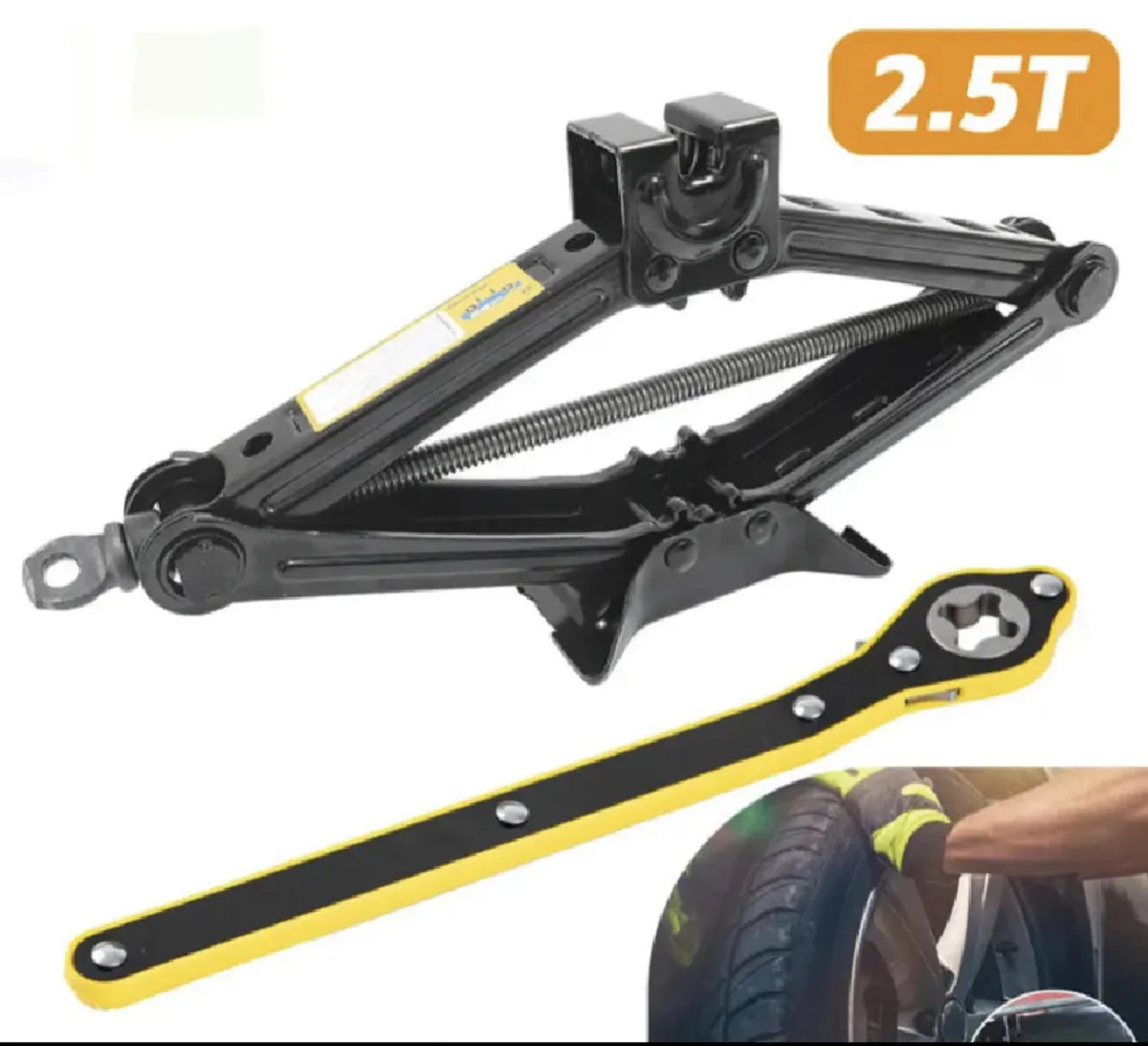 NEW 2.5 Ton Tonne Scissor Jack Lift - Image 1