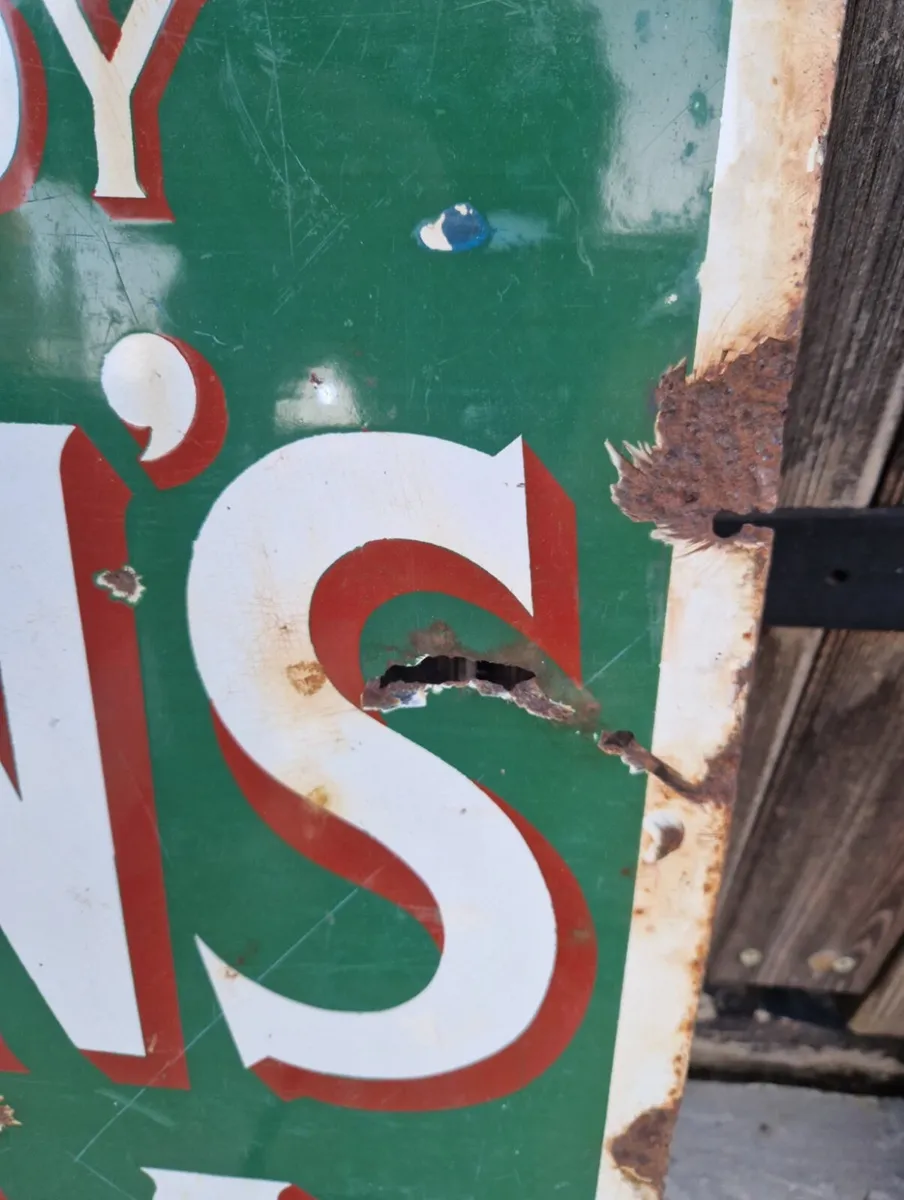 VINTAGE RARE ENJOY LIPTON’S enamel sign - Image 2