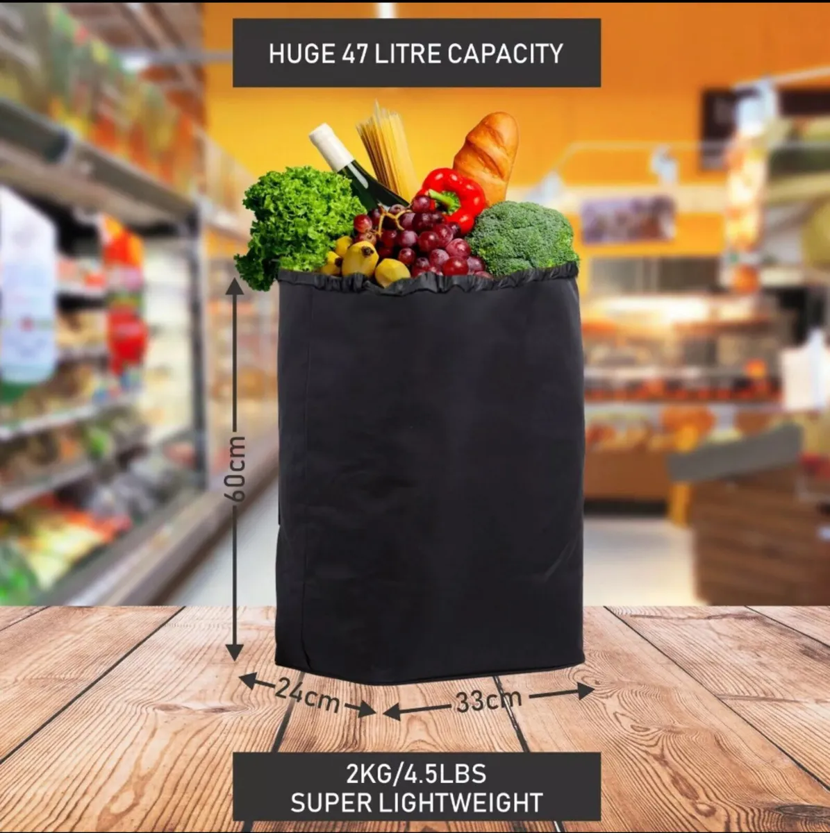 NEW Portable Stair Climbing Shopping Trolley - Image 4