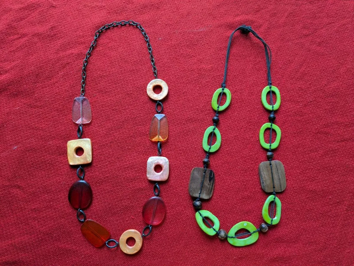 2 funky Necklaces