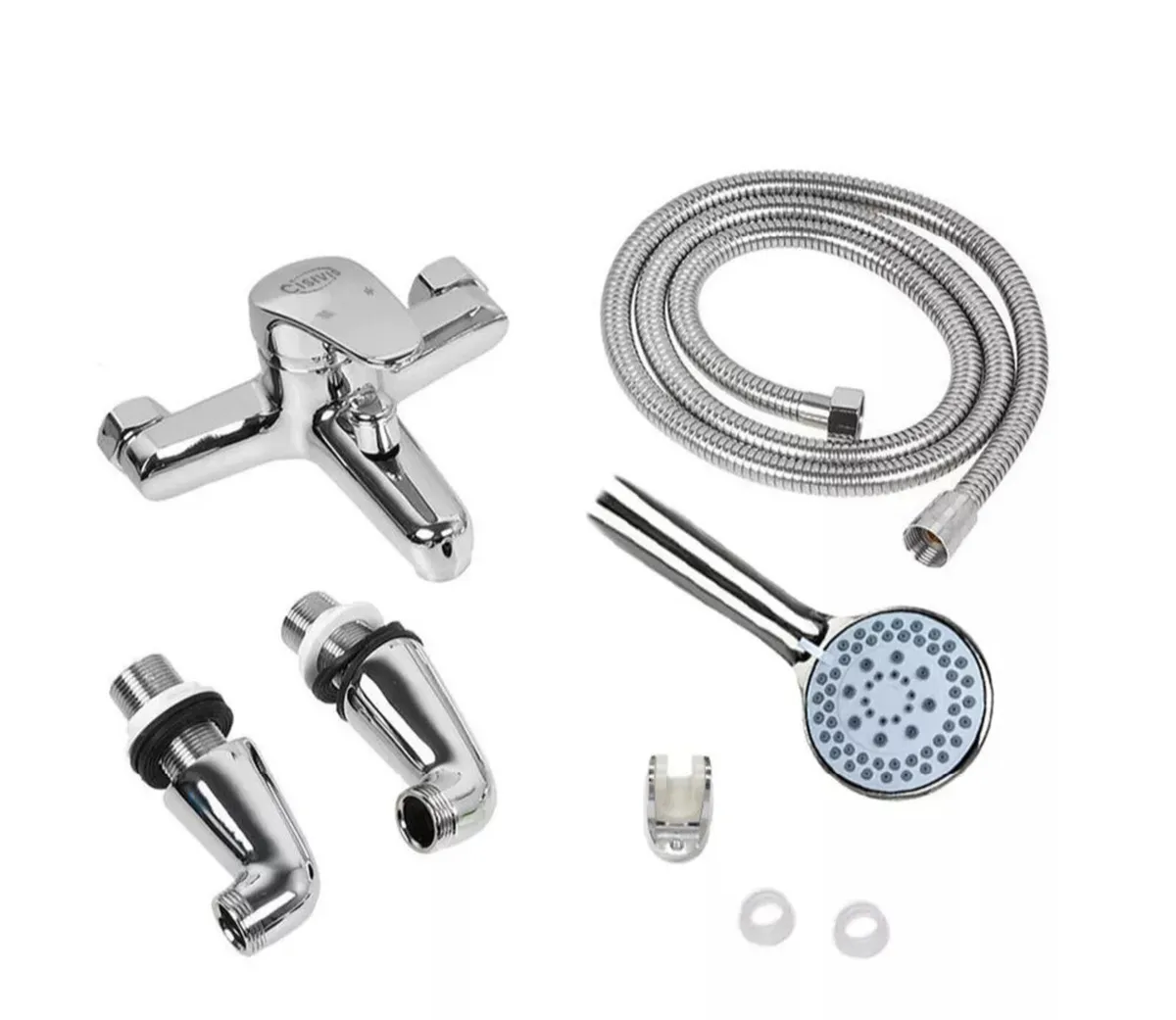 NEW Bathroom Chrome Sink Bath Tap Shower Mixer - Image 1