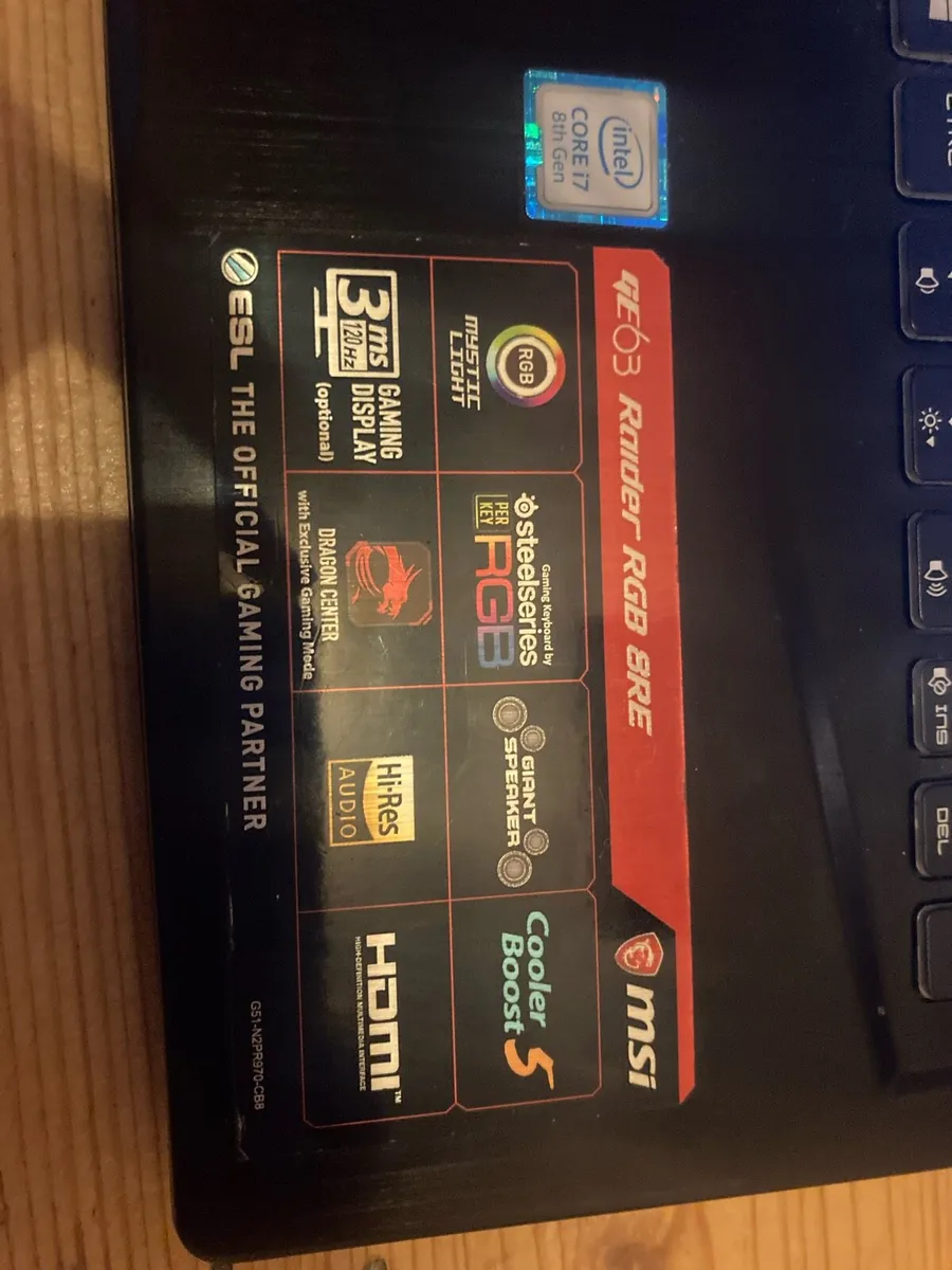 MSI GE63 Raider RGB 8RE laptop for sale cheap - Image 4