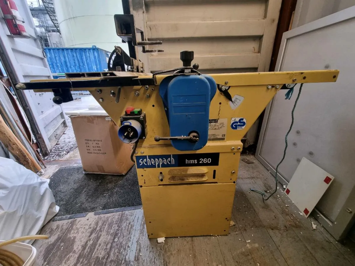 Scheppach HMS 260 planer thicknesser - Image 1