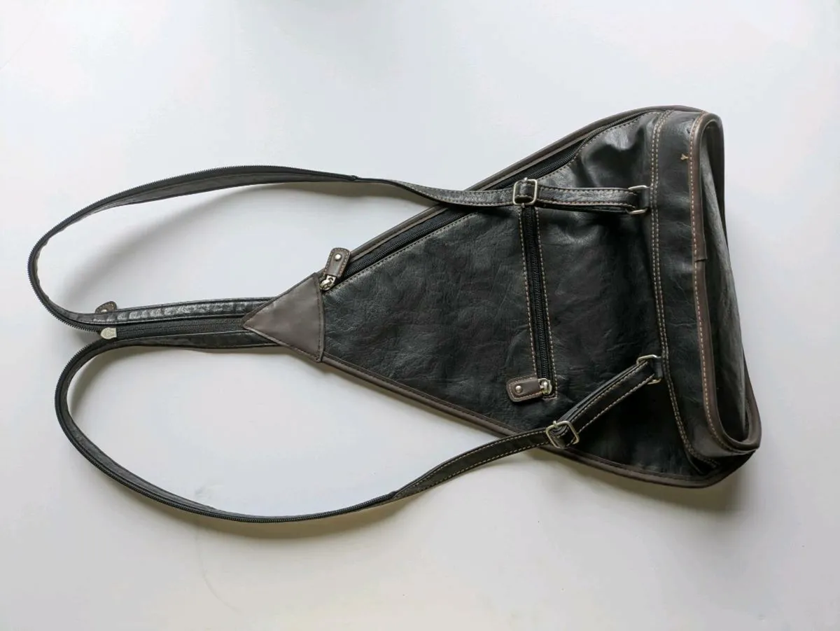 Vintage Mouflon Canafa Leather Backpack - Image 2