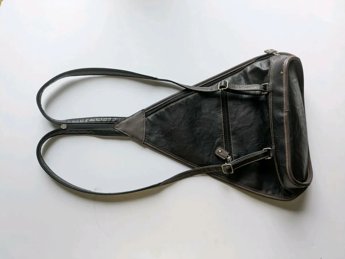 Vintage Mouflon Canafa Leather Backpack - Image 3