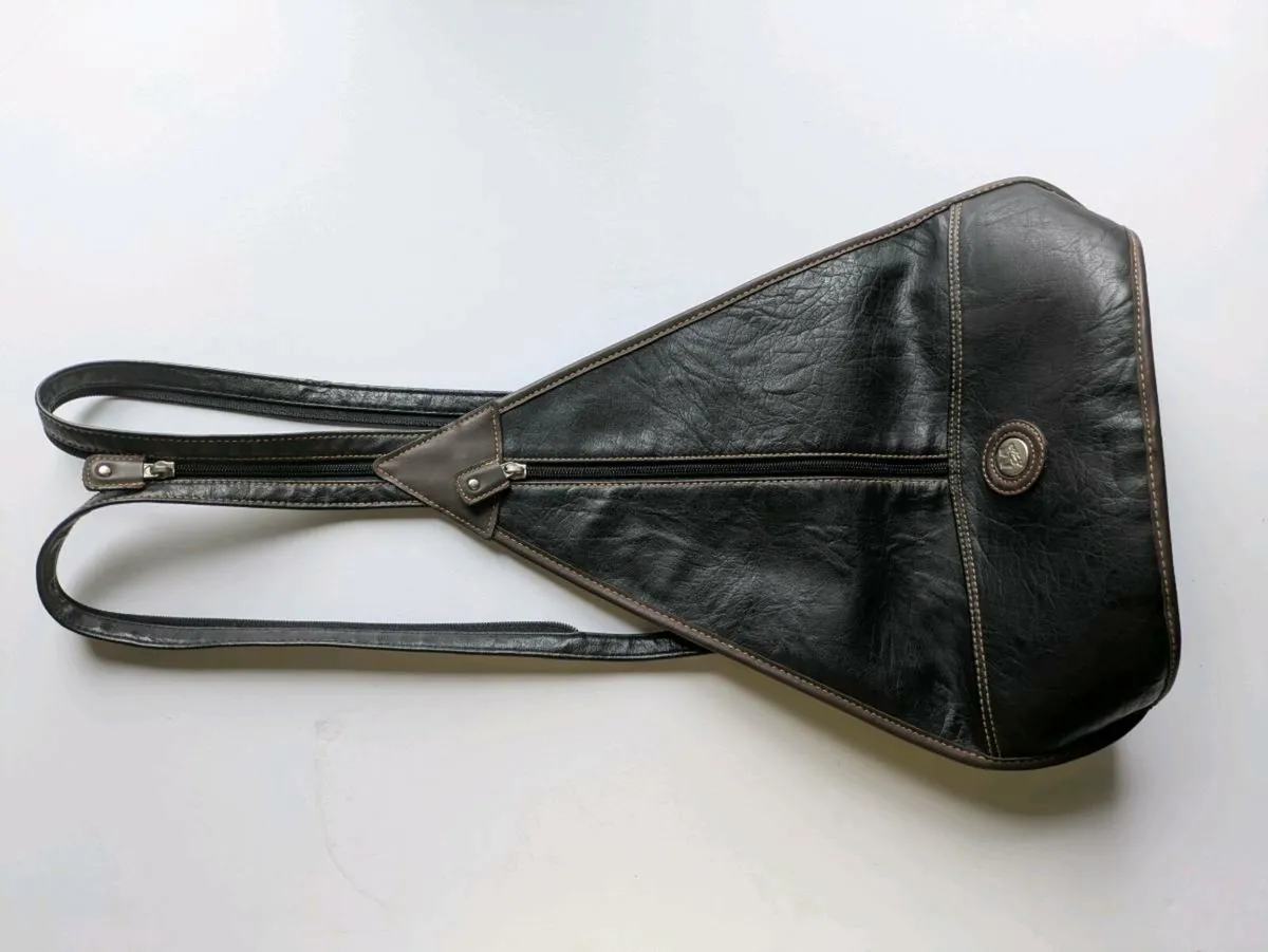 Vintage Mouflon Canafa Leather Backpack - Image 1