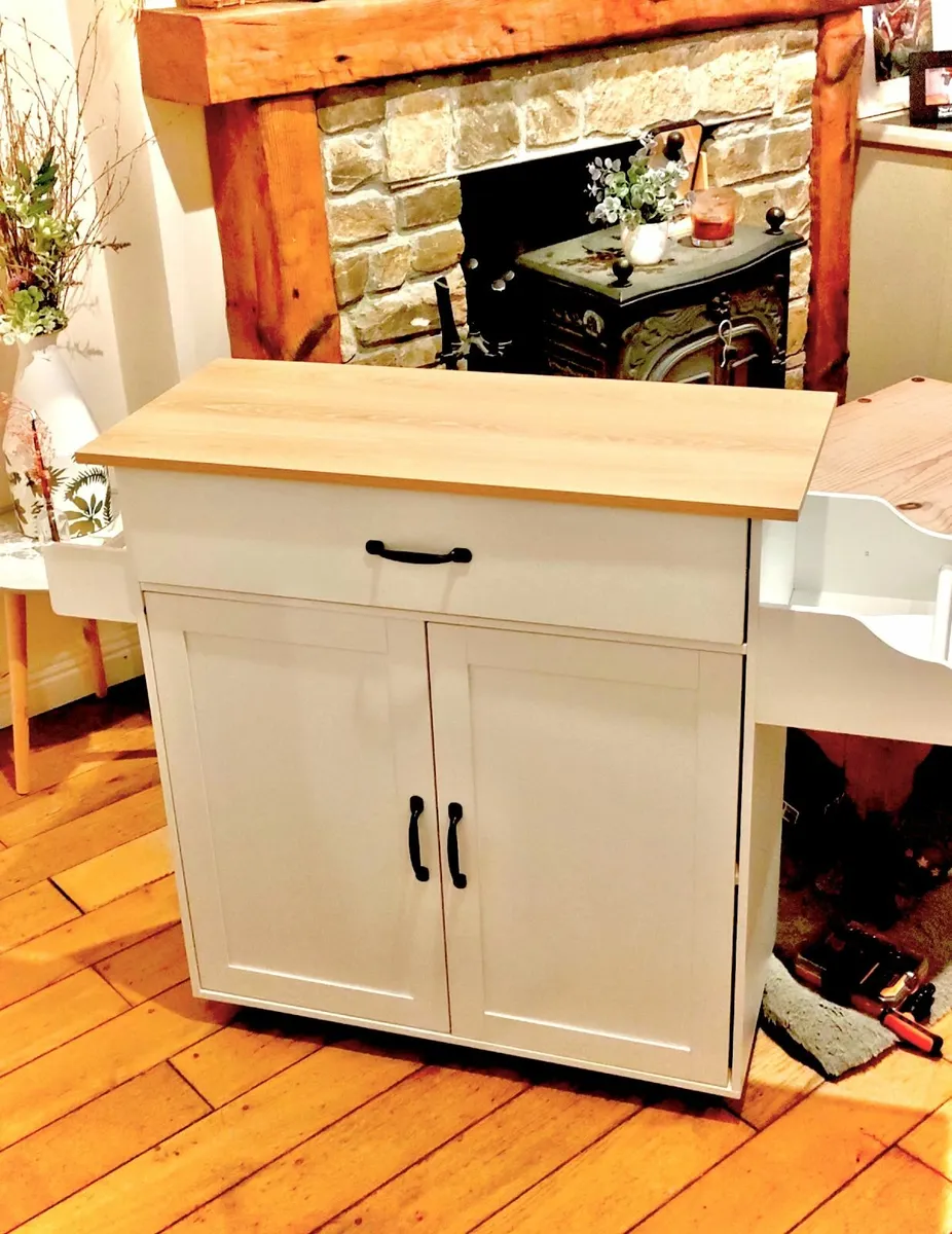 Dining cart / mobile kitchen island / storage unit - Image 1