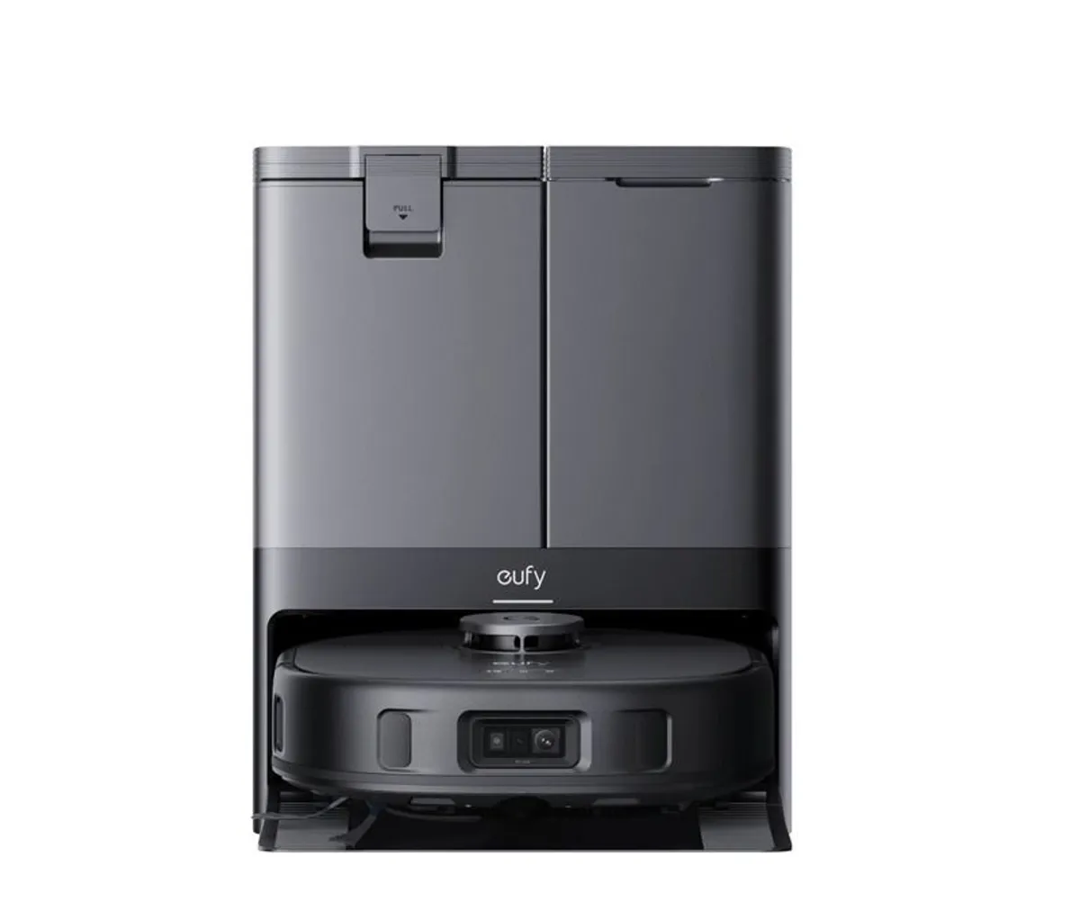 Eufy X10 Pro Omni Bagless Robot Vacuum Cleaner with Self-Empty Station - Black | T2351V11 - Image 1