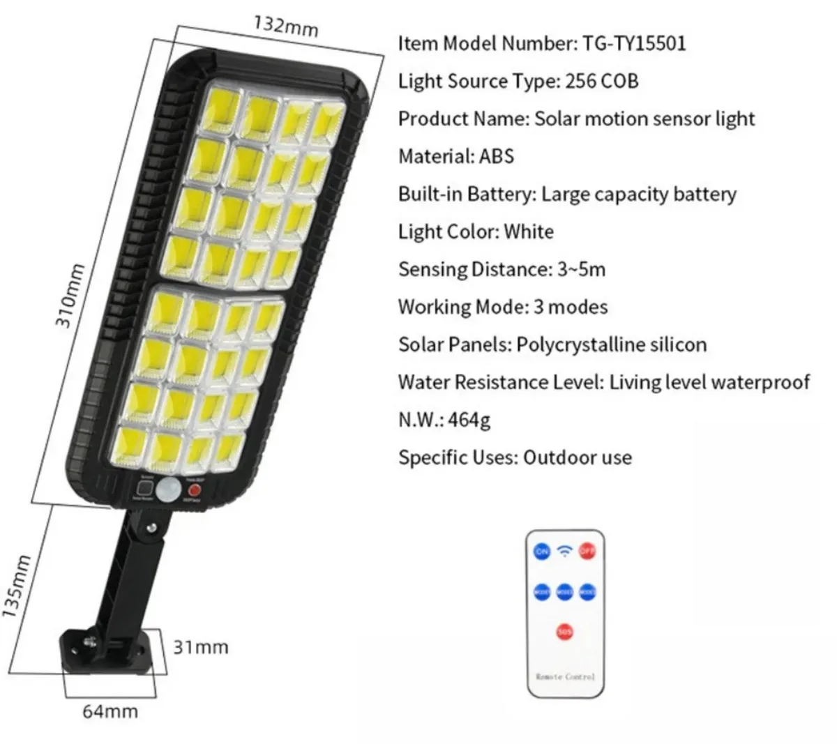 NEW Solar Street Light LED Outdoor with PIR - Image 1