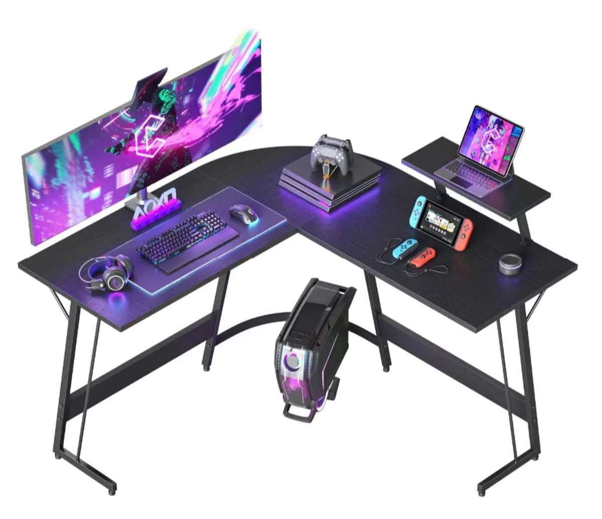 L Shaped Desk Corner Workstation - Image 2