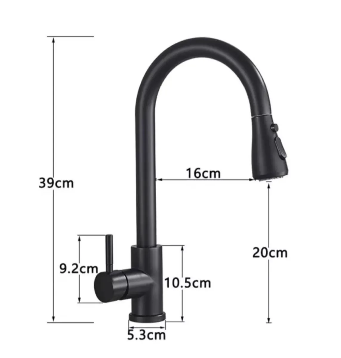 Kitchen Sink Tap Mixer Pull Out - Image 3