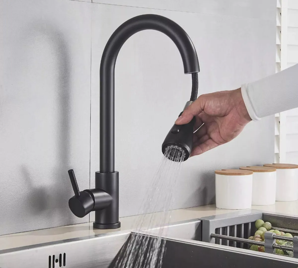 Kitchen Sink Tap Mixer Pull Out - Image 4