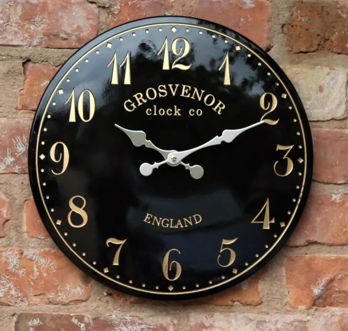 Outdoor Garden Station Wall Clock 12” - Image 2