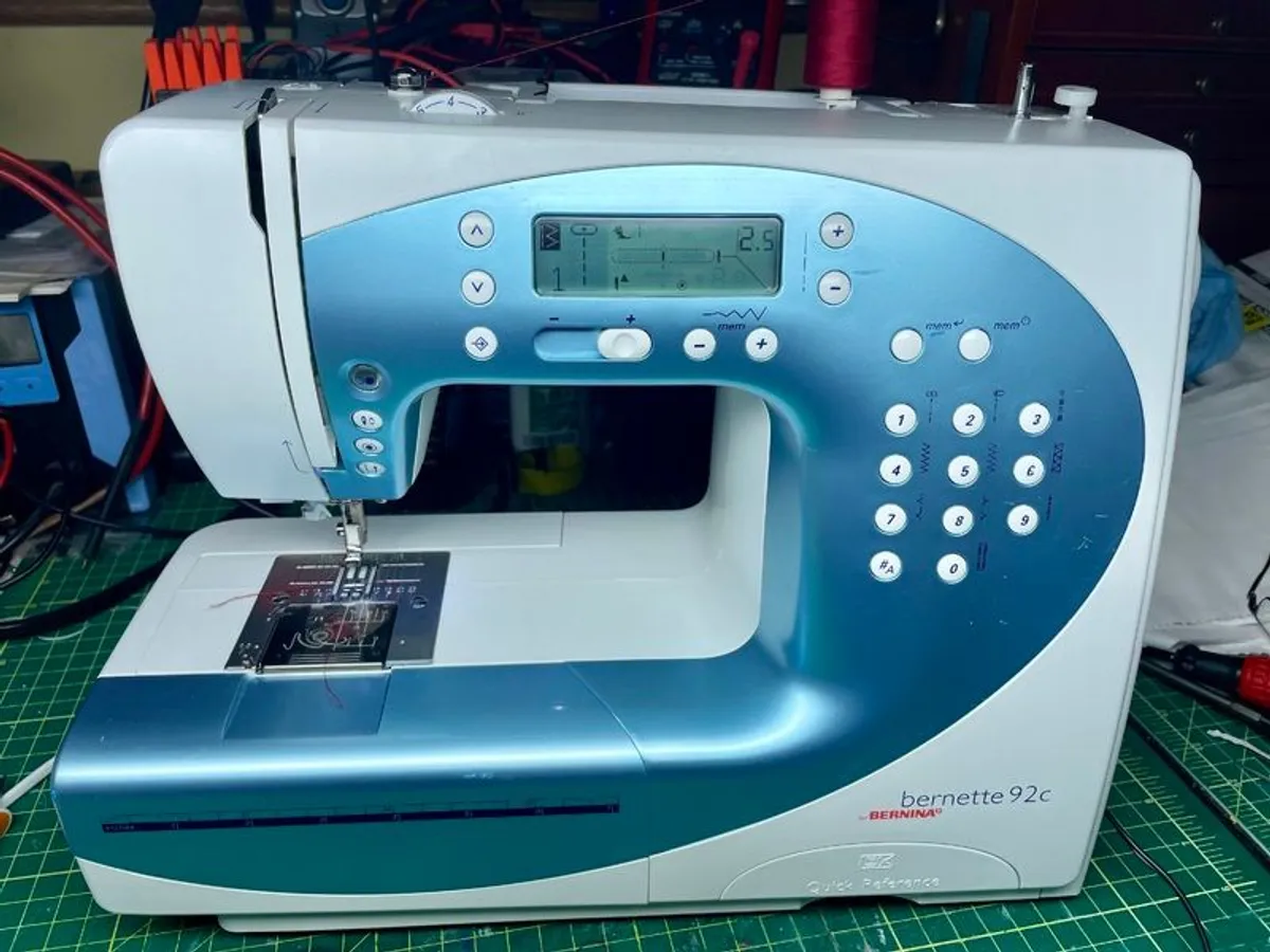 Bernina Bernette 92c - Just fully serviced - Excellent condition 150 Stitches! - All feet & accessories included from new - Image 2
