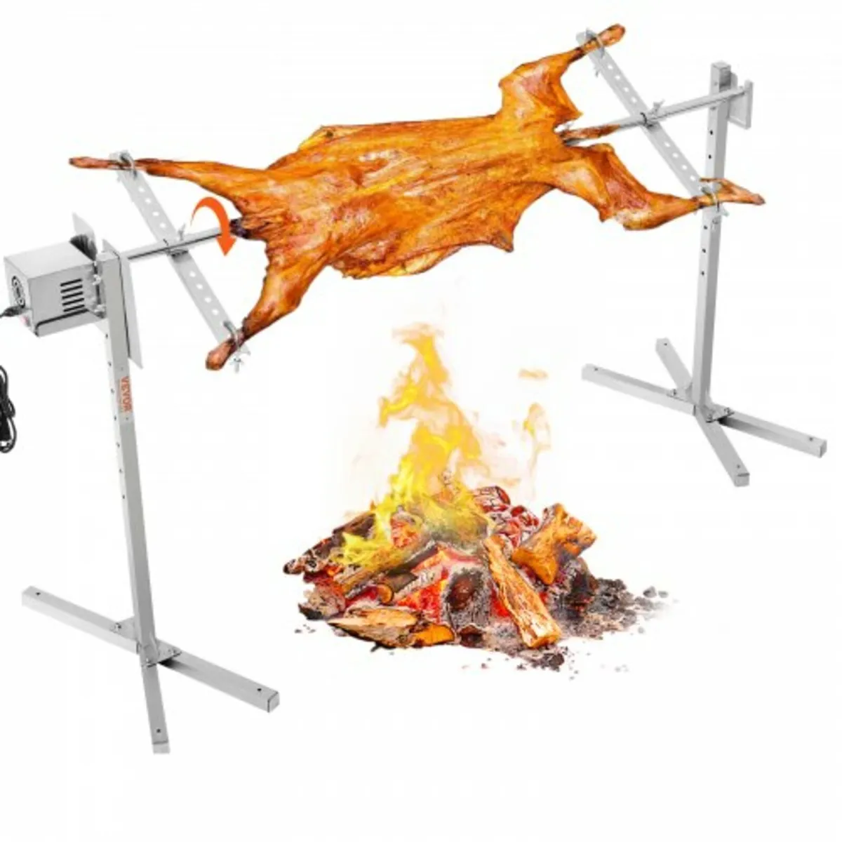 Electric BBQ Rotisserie Grill Kit, 56 Inch 132 lbs - Image 1