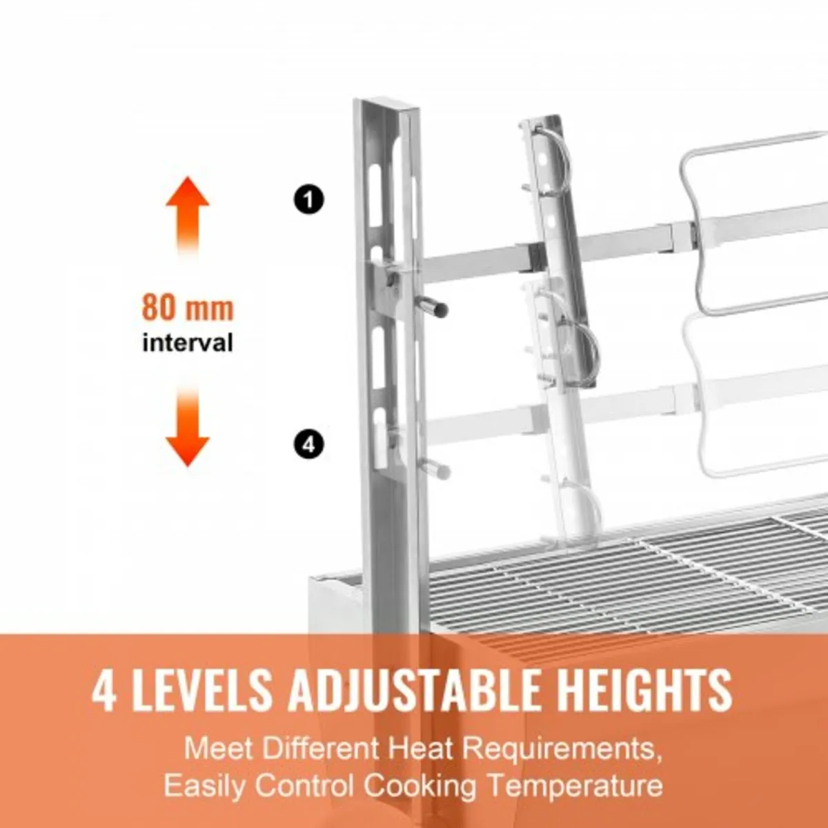 Roaster Spit Rotisserie BBQ Grill Pig Lamb Chicken - Image 3