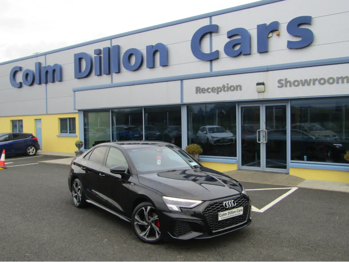 Audi A3 SAL 30 TDI 116 S LINE 4DR BLACK PACK - Image 1