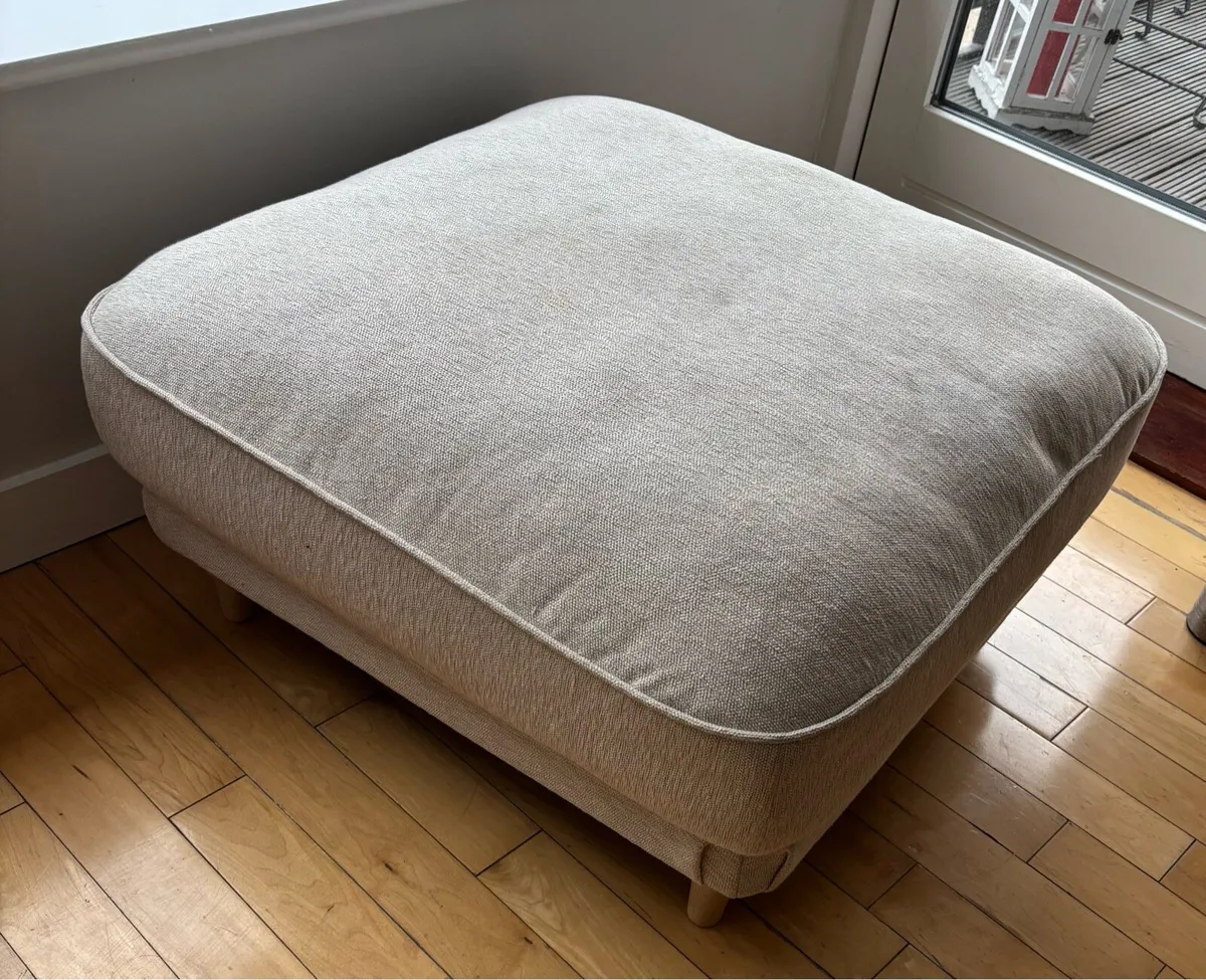 Cream Coloured Ottoman - Image 2