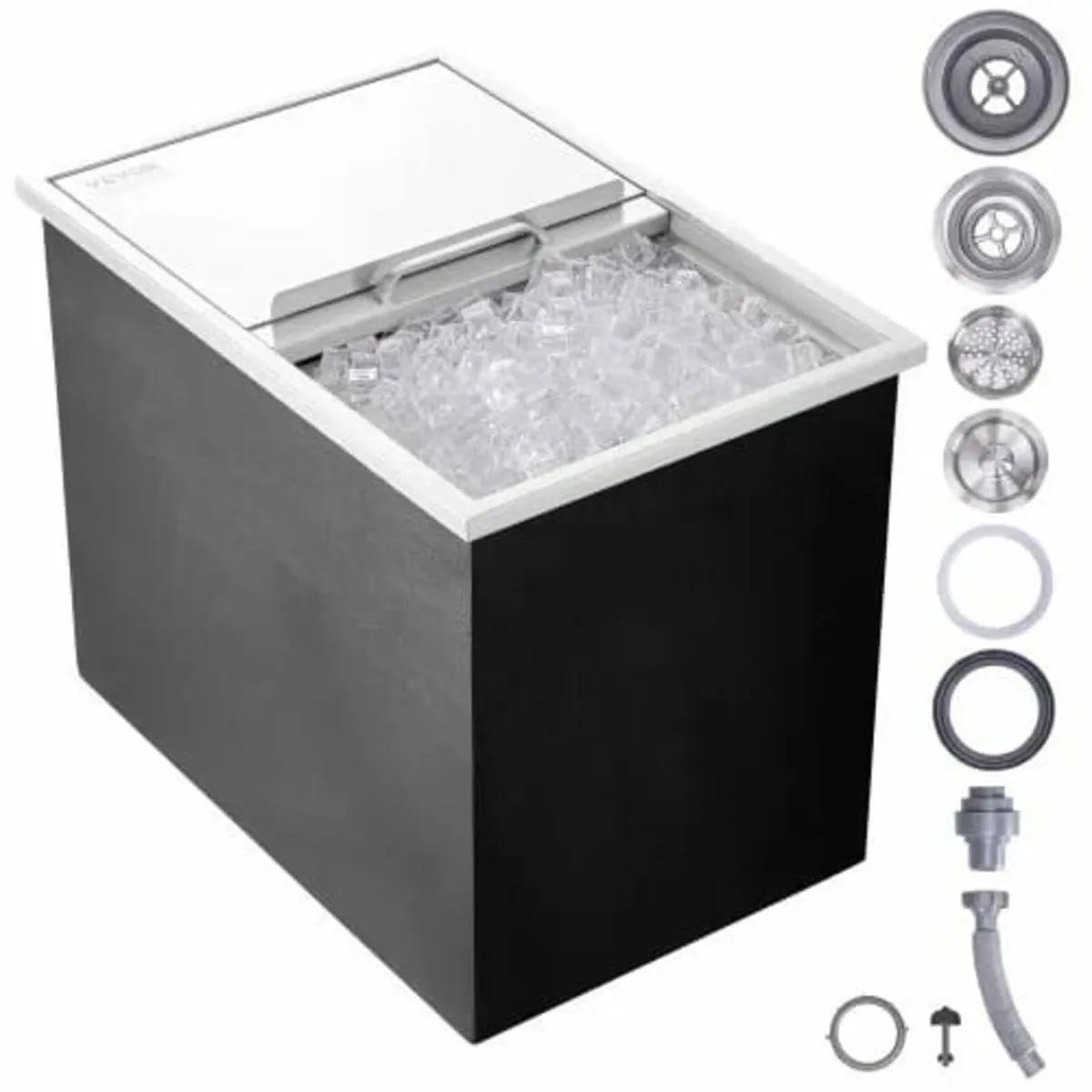 Drop in Ice Chest, 27"L x 18"W x 21"H Stainless St - Image 1
