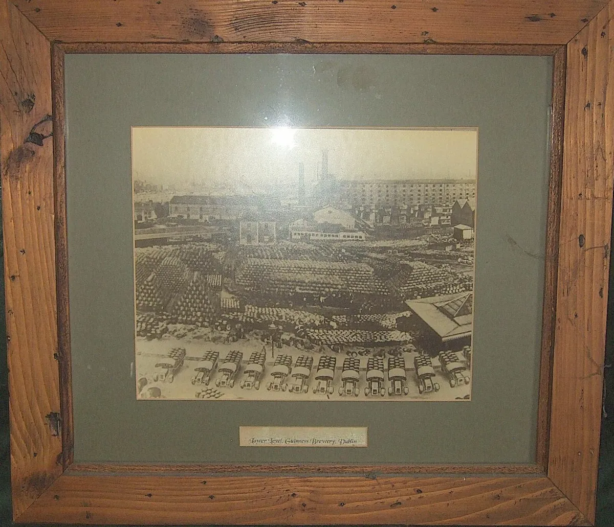 Vintage Wooden Framed  St. James's Gate Brewery - Image 4